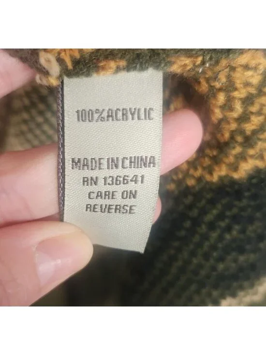 Rod's Women's Sz. XXL Aztec Long Sleeve Midi Length Cardigan Sweater - Picture 5 of 6